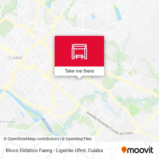 Bloco Didático Faeng - Ligeirão Ufmt map