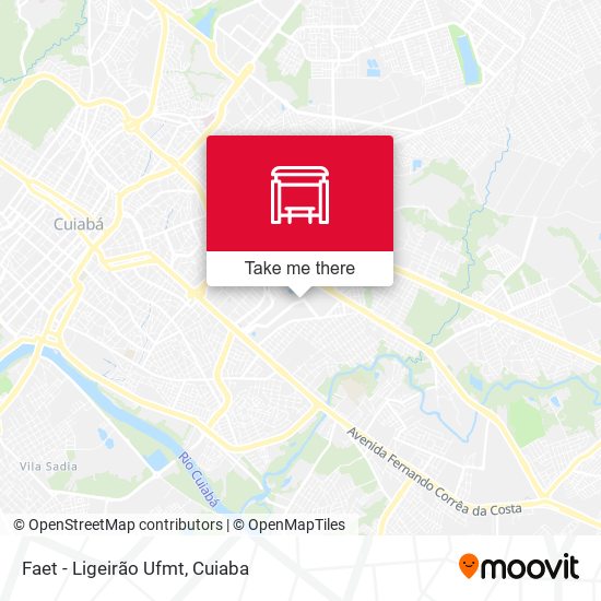 Faet - Ligeirão Ufmt map