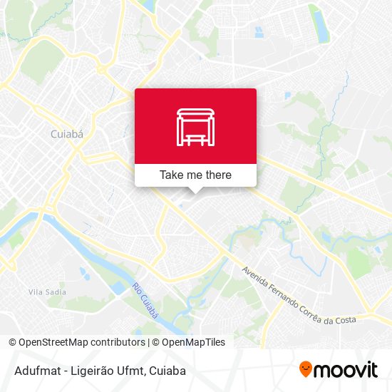 Mapa Adufmat - Ligeirão Ufmt