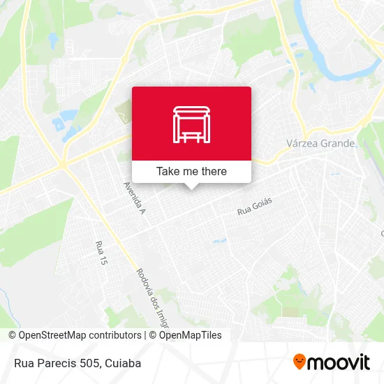 Rua Parecis 505 map