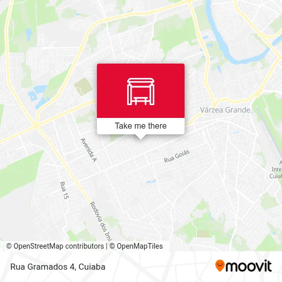 Rua Gramados 4 map