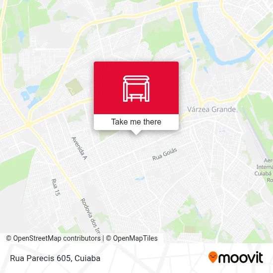 Rua Parecis 605 map