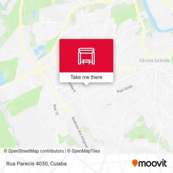 Rua Parecis 4030 map