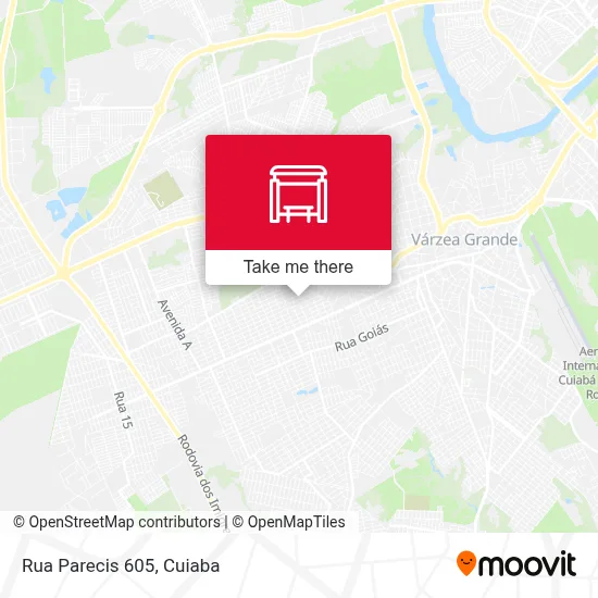 Rua Parecis 605 map