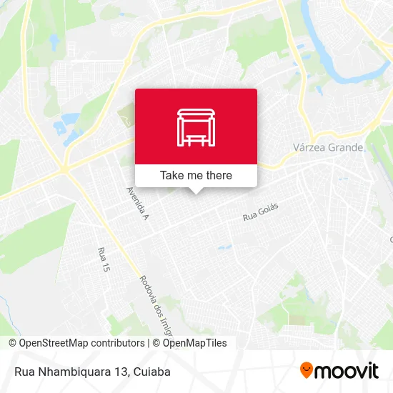 Rua Nhambiquara 13 map