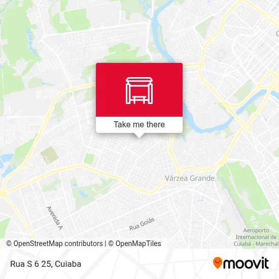Rua S 6 25 map
