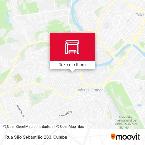Rua São Sebastião 283 map