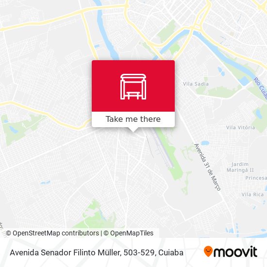Mapa Avenida Senador Filinto Müller, 503-529
