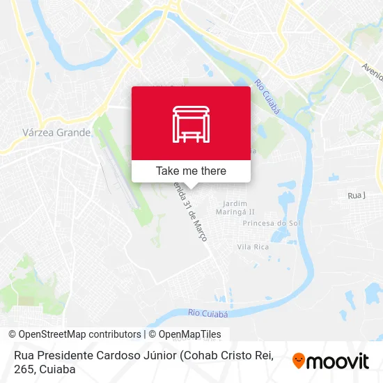 Rua Presidente Cardoso Júnior map