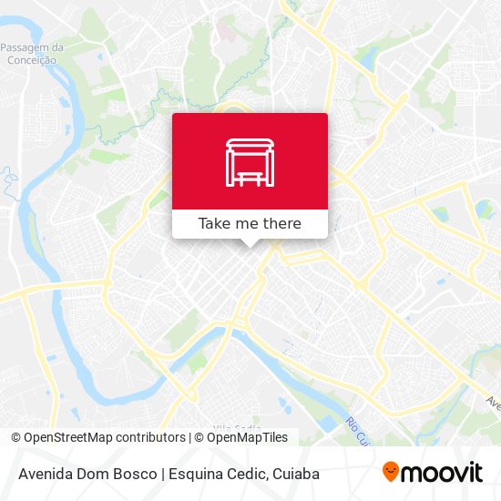 Mapa Avenida Dom Bosco | Esquina Cedic