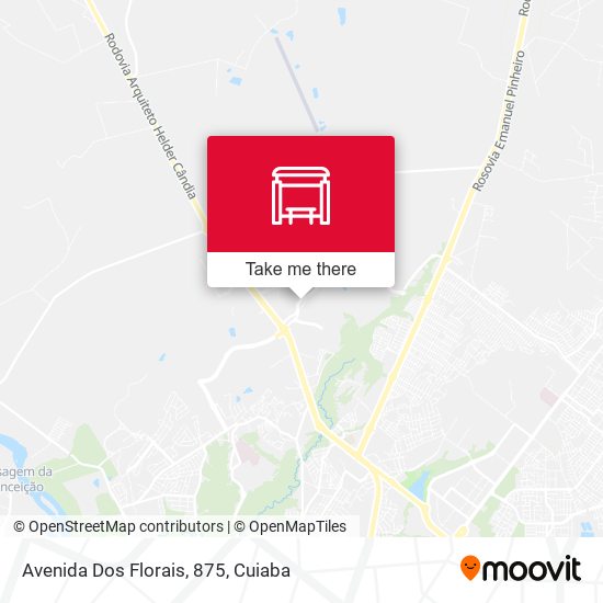 Avenida Dos Florais, 875 map