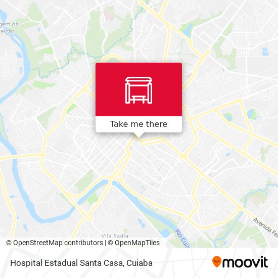 Hospital Estadual Santa Casa map