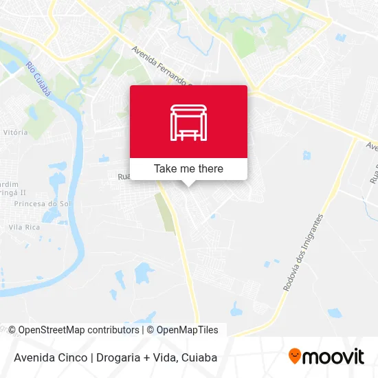 Avenida Cinco | Drogaria + Vida map
