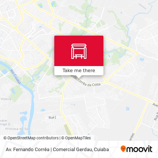 Av. Fernando Corrêa | Comercial Gerdau map