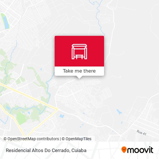 Residencial Altos Do Cerrado map