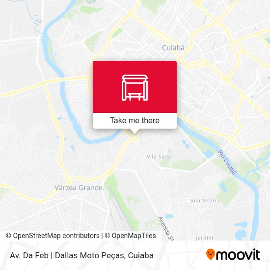Av. Da Feb | Dallas Moto Peças map