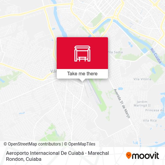 Aeroporto Internacional De Cuiabá - Marechal Rondon map