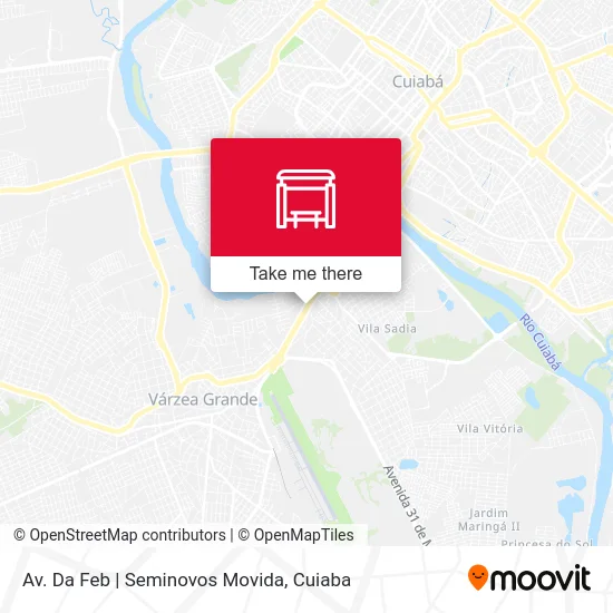 Av. Da Feb | Seminovos Movida map