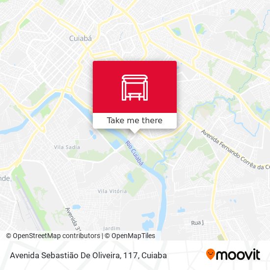 Avenida Sebastião De Oliveira, 117 map