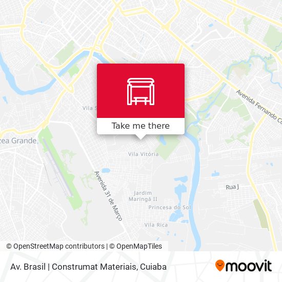 Av. Brasil | Construmat Materiais map