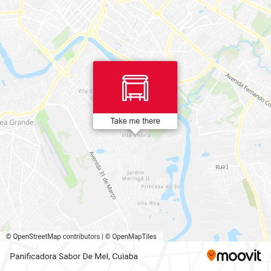 Panificadora Sabor De Mel map