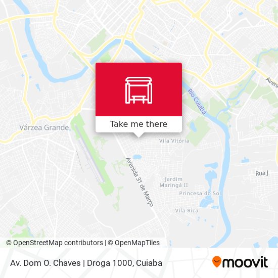 Av. Dom O. Chaves | Droga 1000 map