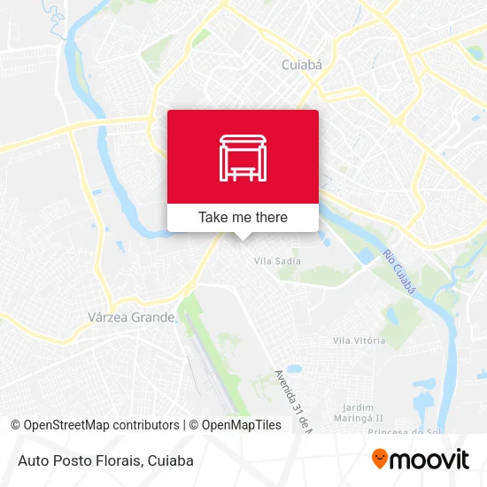 Auto Posto Florais map