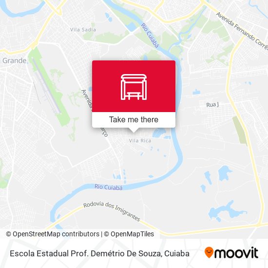 Escola Estadual Prof. Demétrio De Souza map