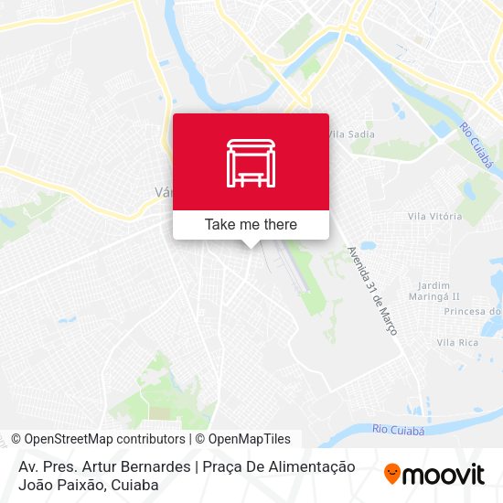 Av. Pres. Artur Bernardes | Praça De Alimentação João Paixão map
