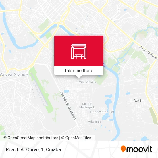 Rua J. A. Curvo, 1 map