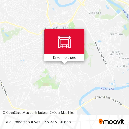 Rua Francisco Alves, 256-386 map