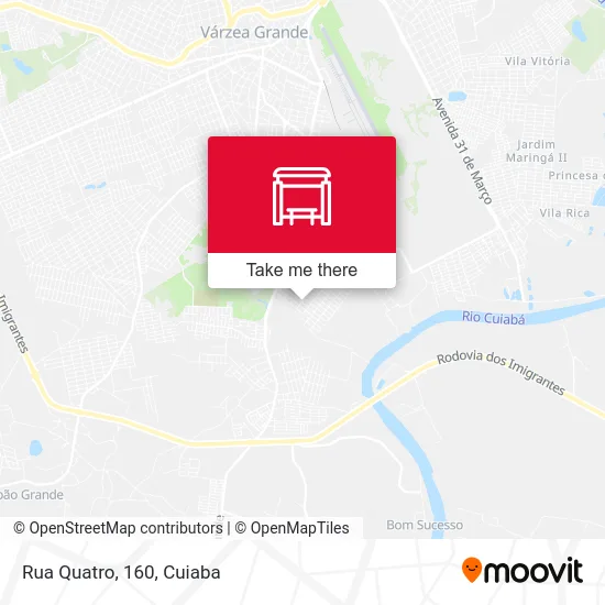 Rua Quatro, 160 map
