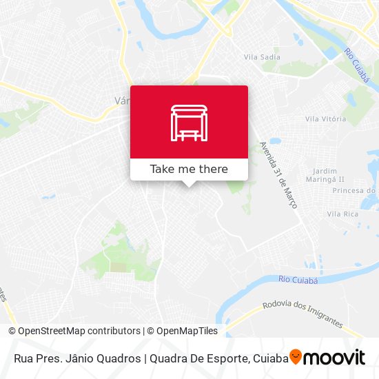 Rua Pres. Jânio Quadros | Quadra De Esporte map