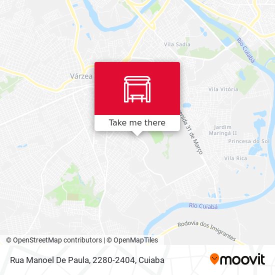 Rua Manoel De Paula, 2280-2404 map