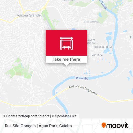 Rua São Gonçalo | Água Park map