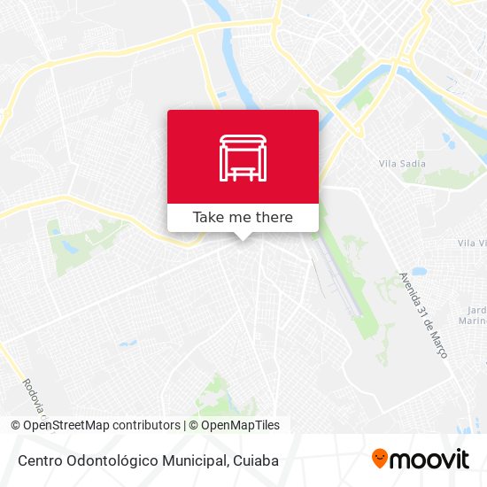 Mapa Centro Odontológico Municipal