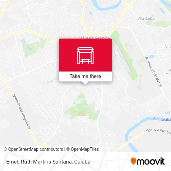 Emeb Ruth Martins Santana map