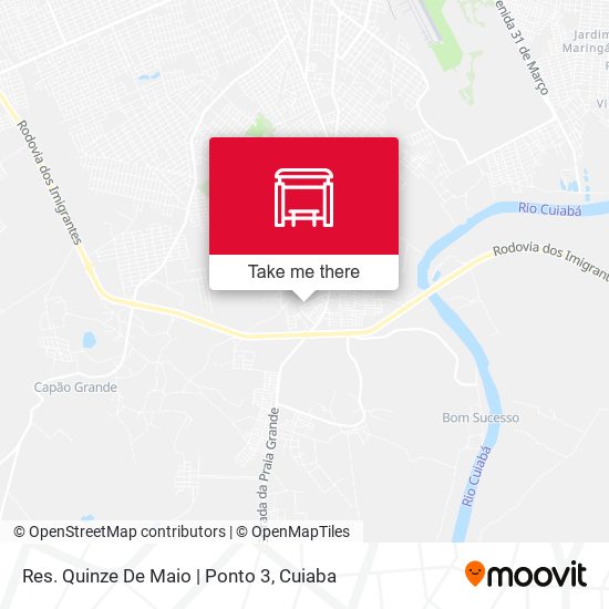 Res. Quinze De Maio | Ponto 3 map