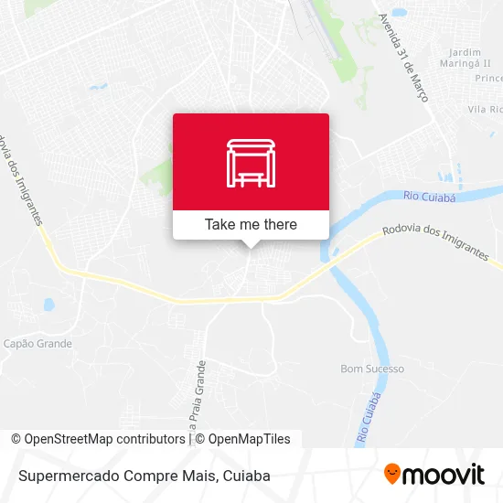 Supermercado Compre Mais map
