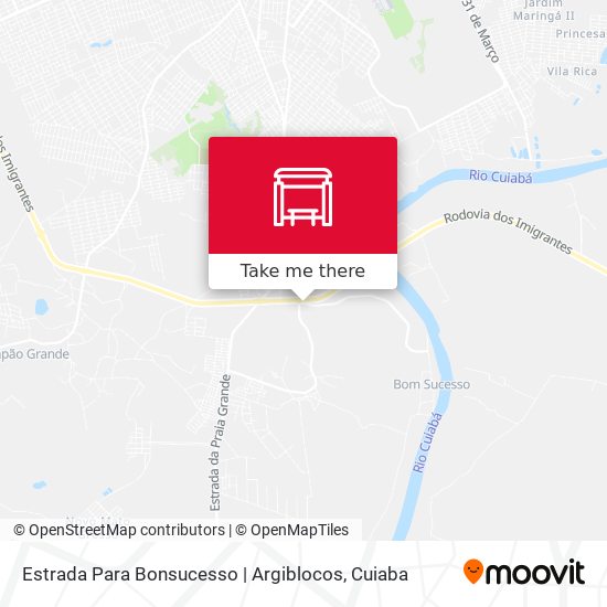 Mapa Estrada Para Bonsucesso | Argiblocos