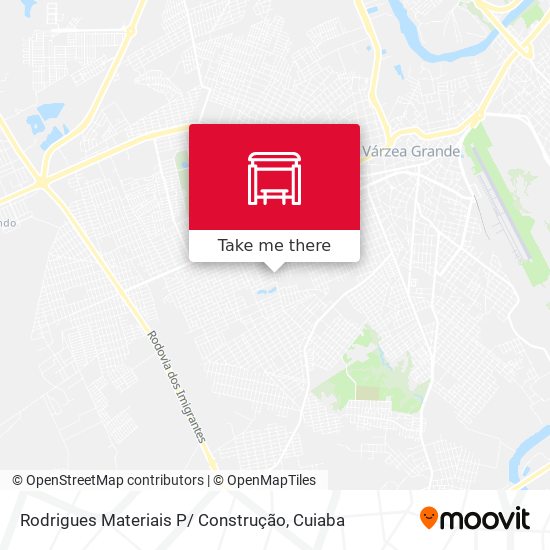 Rodrigues Materiais P/ Construção map