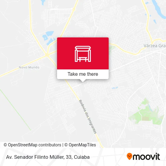 Av. Senador Filinto Müller, 33 map