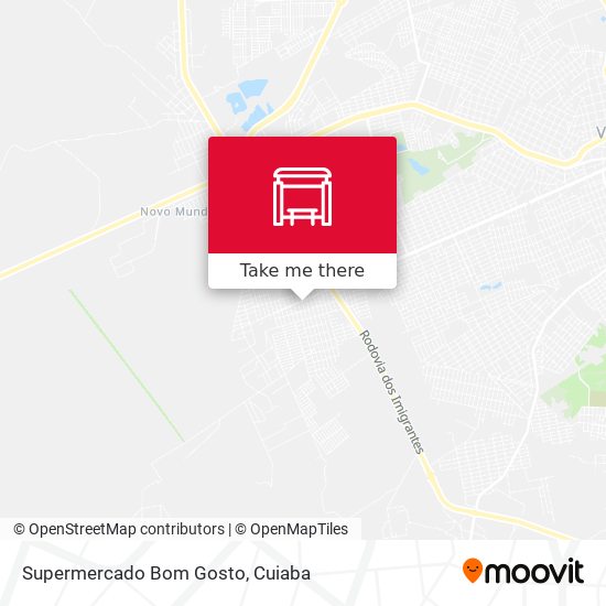 Mapa Supermercado Bom Gosto