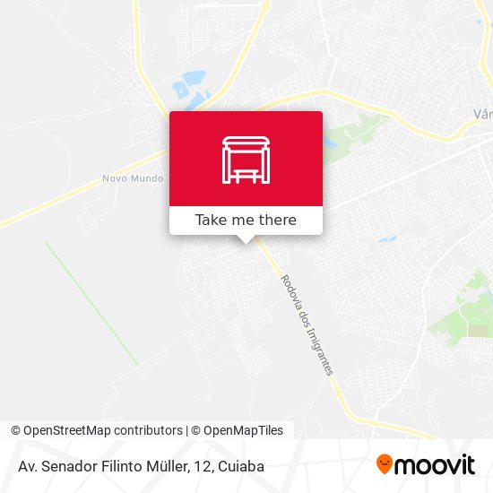 Av. Senador Filinto Müller, 12 map