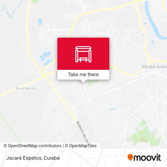 Jacaré Espetos map