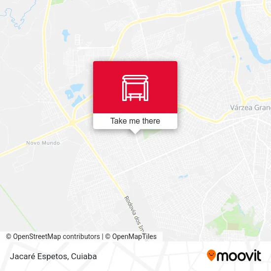 Jacaré Espetos map