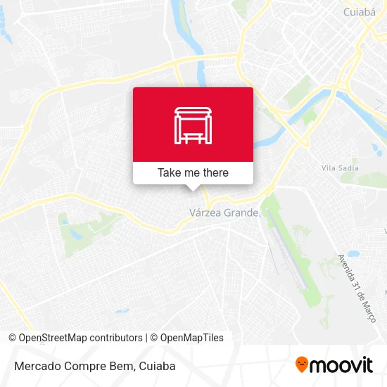 Mercado Compre Bem map