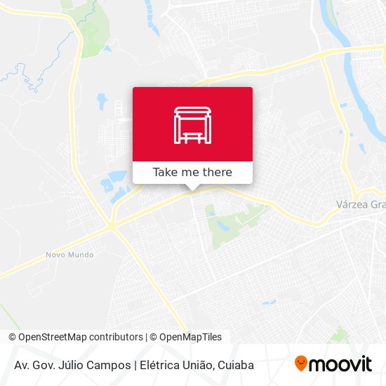 Av. Gov. Júlio Campos | Elétrica União map