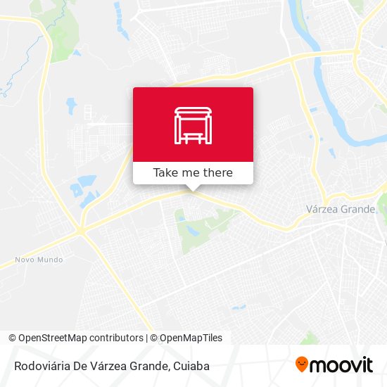 Rodoviária De Várzea Grande map