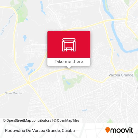 Rodoviária De Várzea Grande map